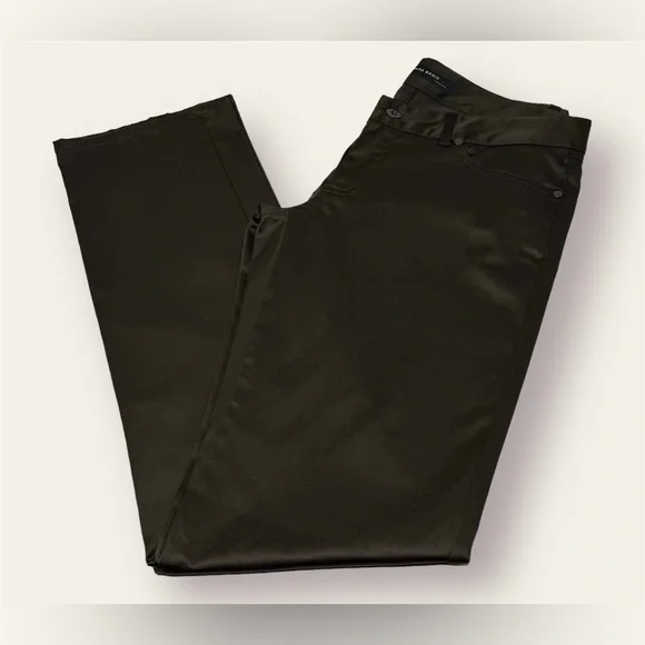 Zara Basic Satin Jeans / Pants / Trousers (Brown) - Picture 9 of 16